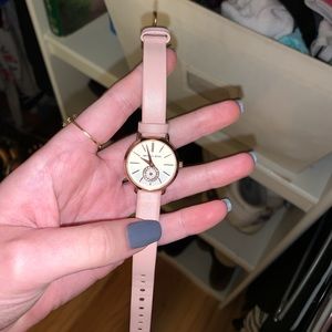 baby pink micheal kors watch